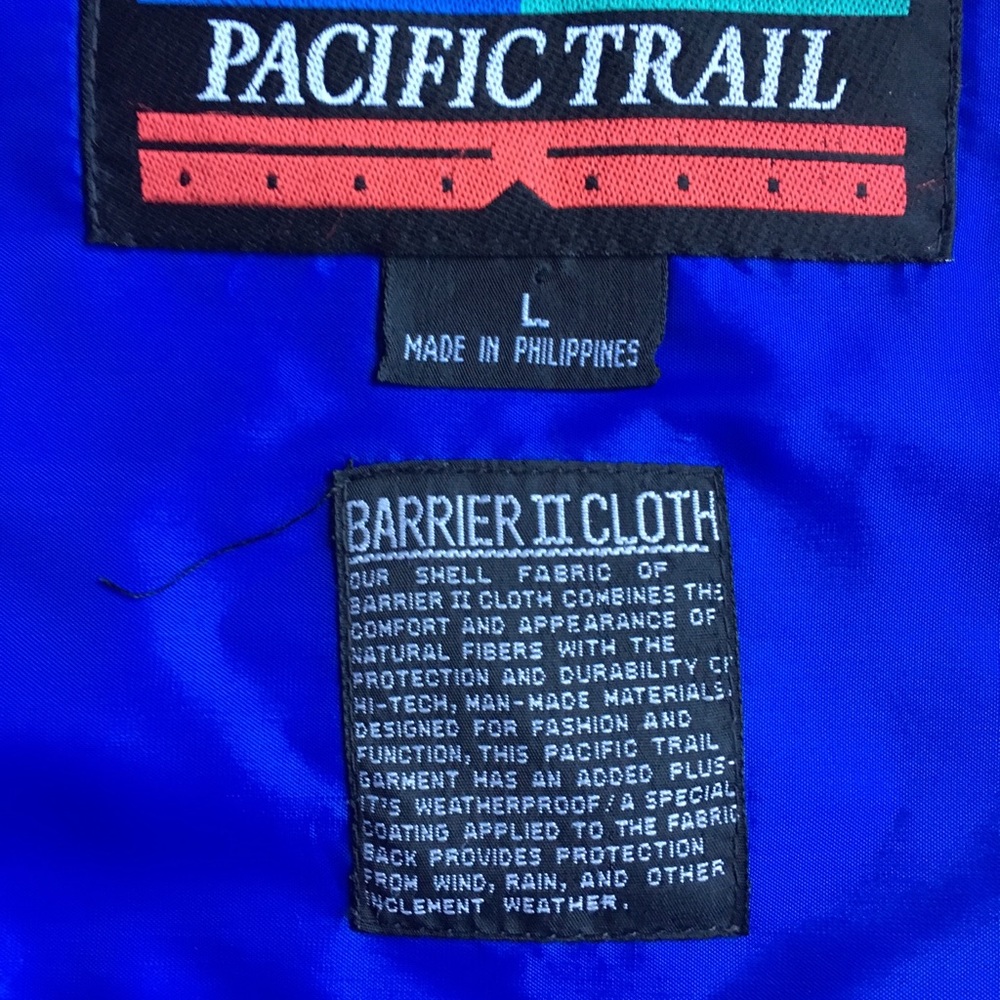 Pacific Trail Blue Jacket Size L - Picture 4 of 8